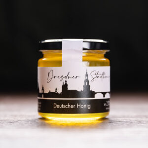 Dresdner Stadthonig Aromatischer Sommerblütenhonig aus Dresden. Naturbelassen, nicht erhitzt, aus eigener Imkerei. 250 g echter regionaler Honig direkt vom Imker.
